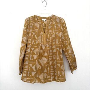 J Jill Womens Batik Top Medium